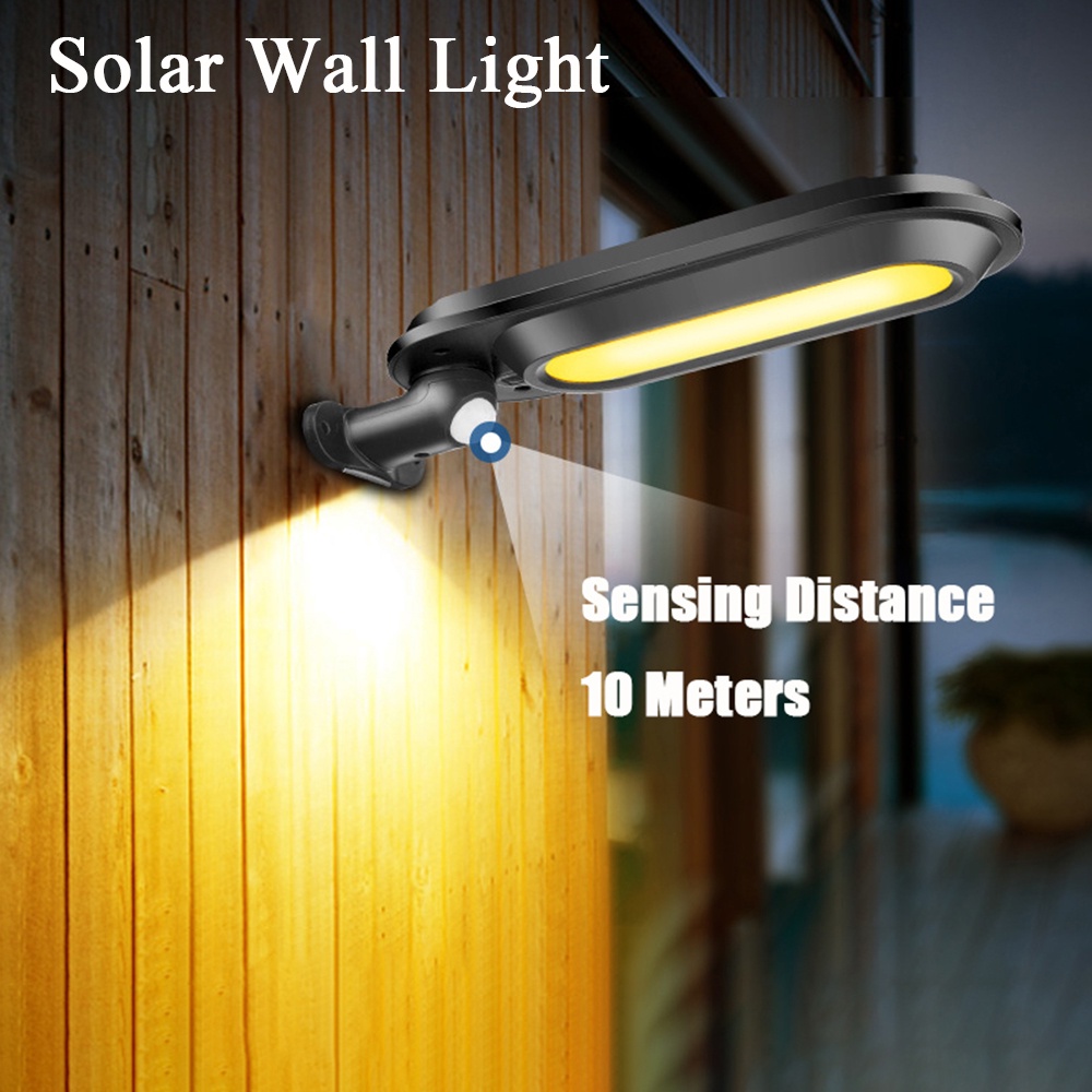 Solar LED Wall Light Outdoor Motion Sensor IP65 Waterproof Lighting For Garden Yard Street Lamp