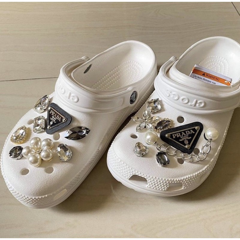 PRADA JIBBITZ FOR CROCS SHOE CHARM DESIGN | Shopee Philippines