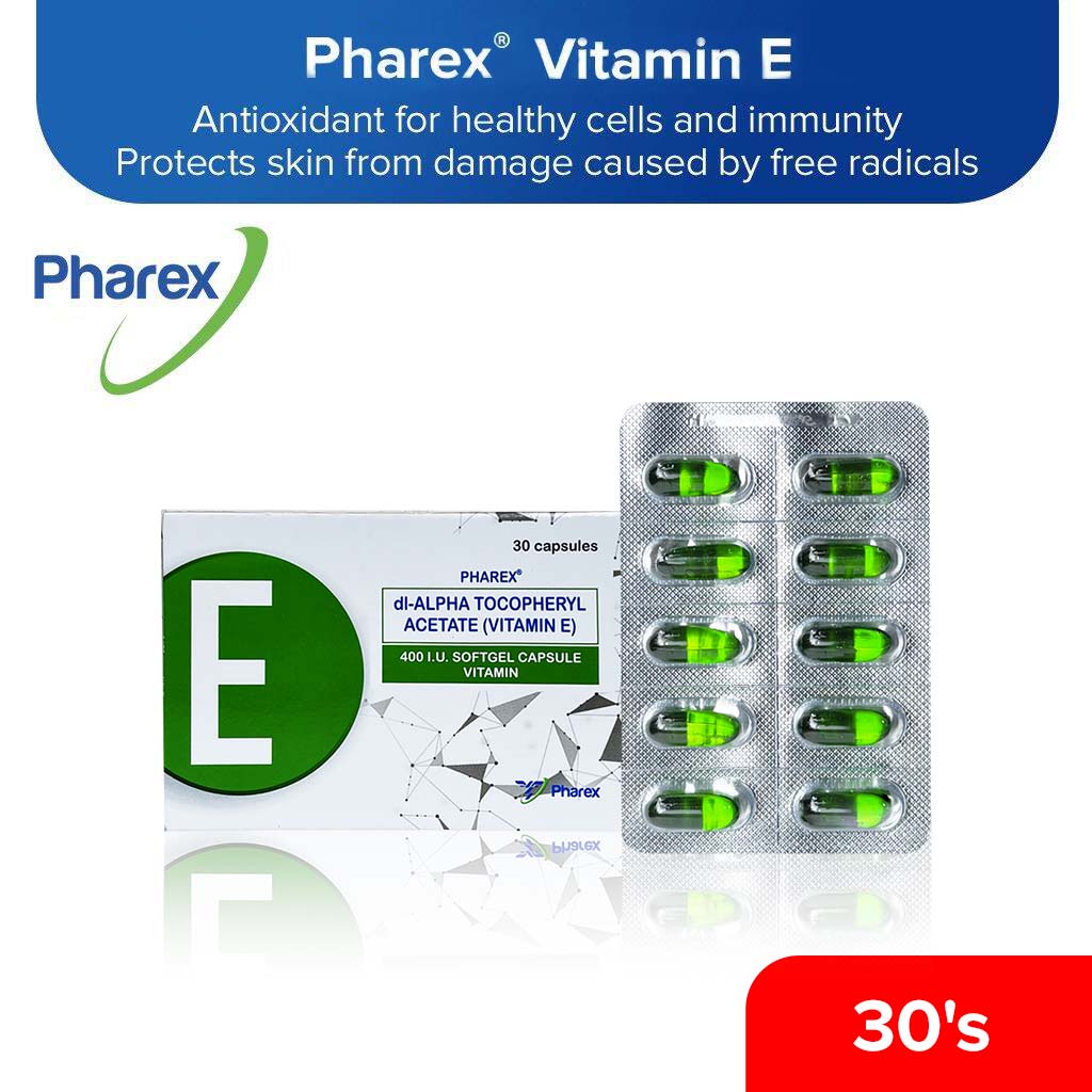 Pharex Vitamin E dl-Alpha Tocopheryl Acetate 400 IU 30 (Beauty with Immunity) #10