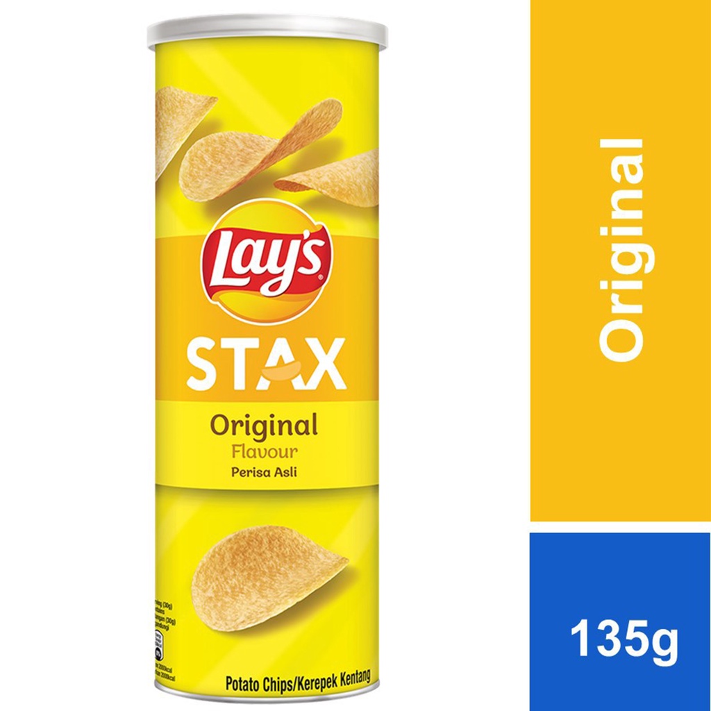 Lay's Stax Original Flavor Perisa Asli 135G Shopee Philippines