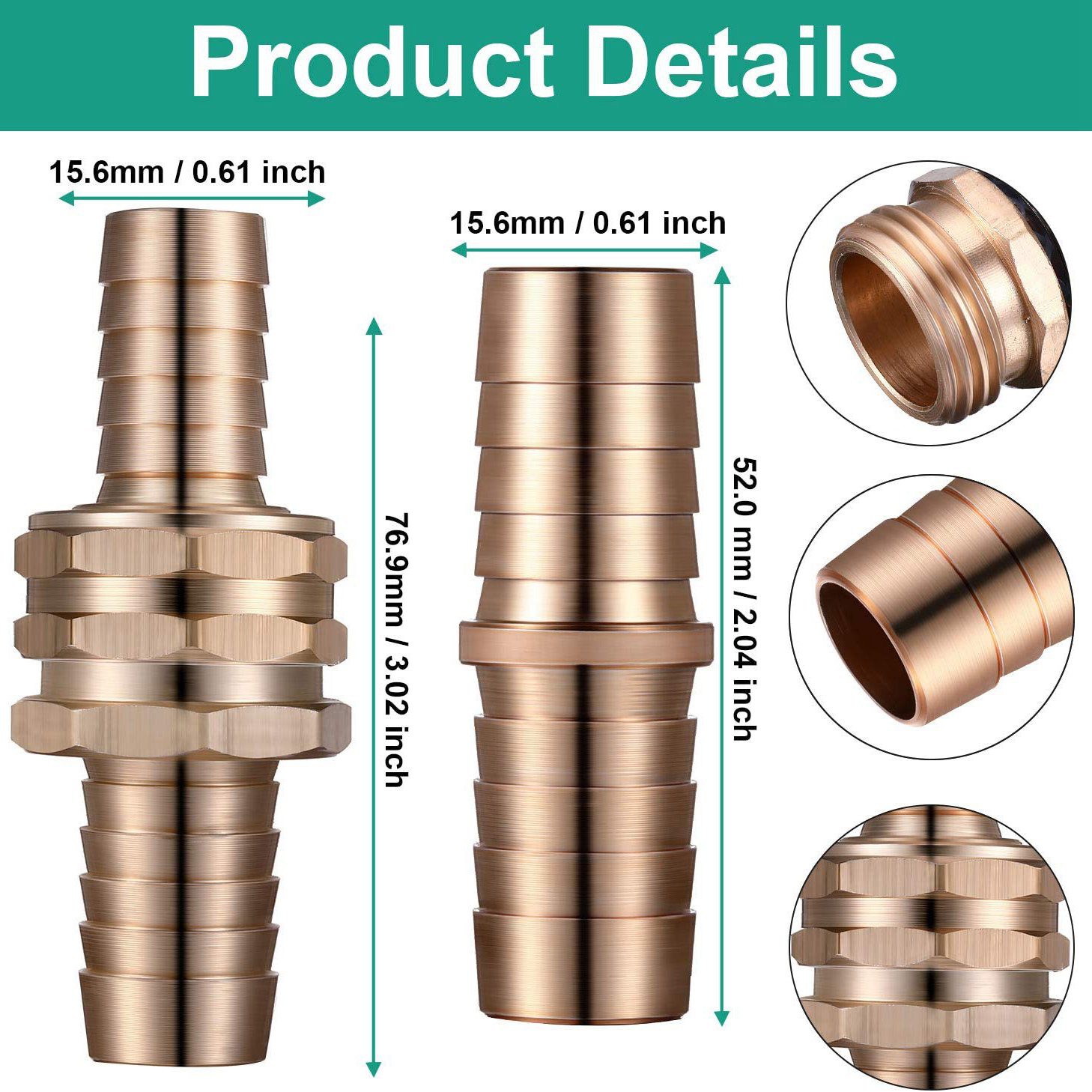 4pcs Set 5 8 Inch Aluminum Alloy Hose Repair Mender Kit With Clamps Shopee Philippines