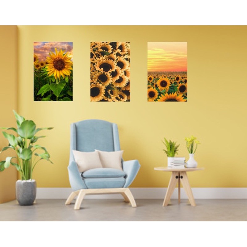 Sunflower Wall Decoration in Sintra Board ib 5mm thick (Wall Decor ...