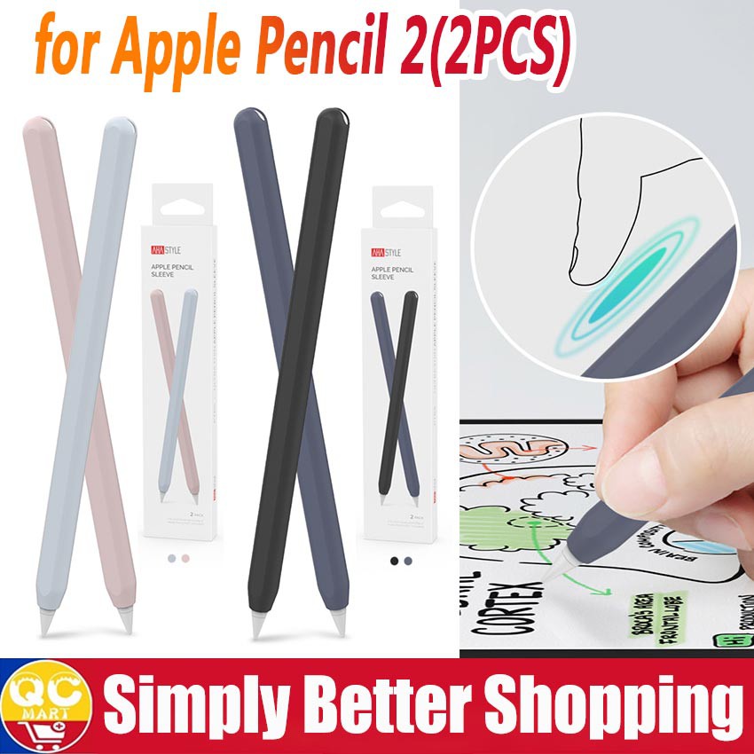 Apple Pencil 2 Case Cover Tablet Pen Case iPad Pen Protective Skin Soft