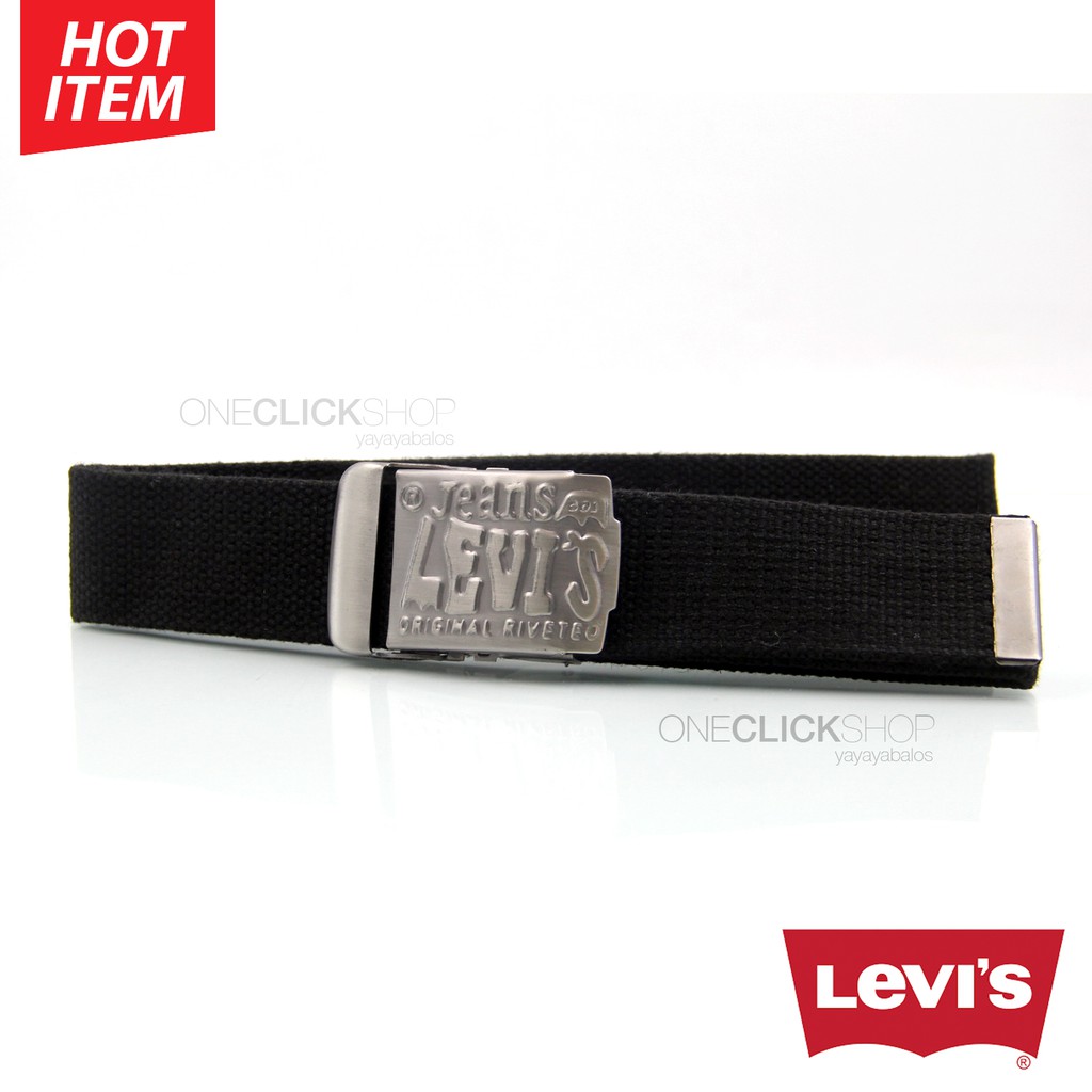 levi's canvas belt