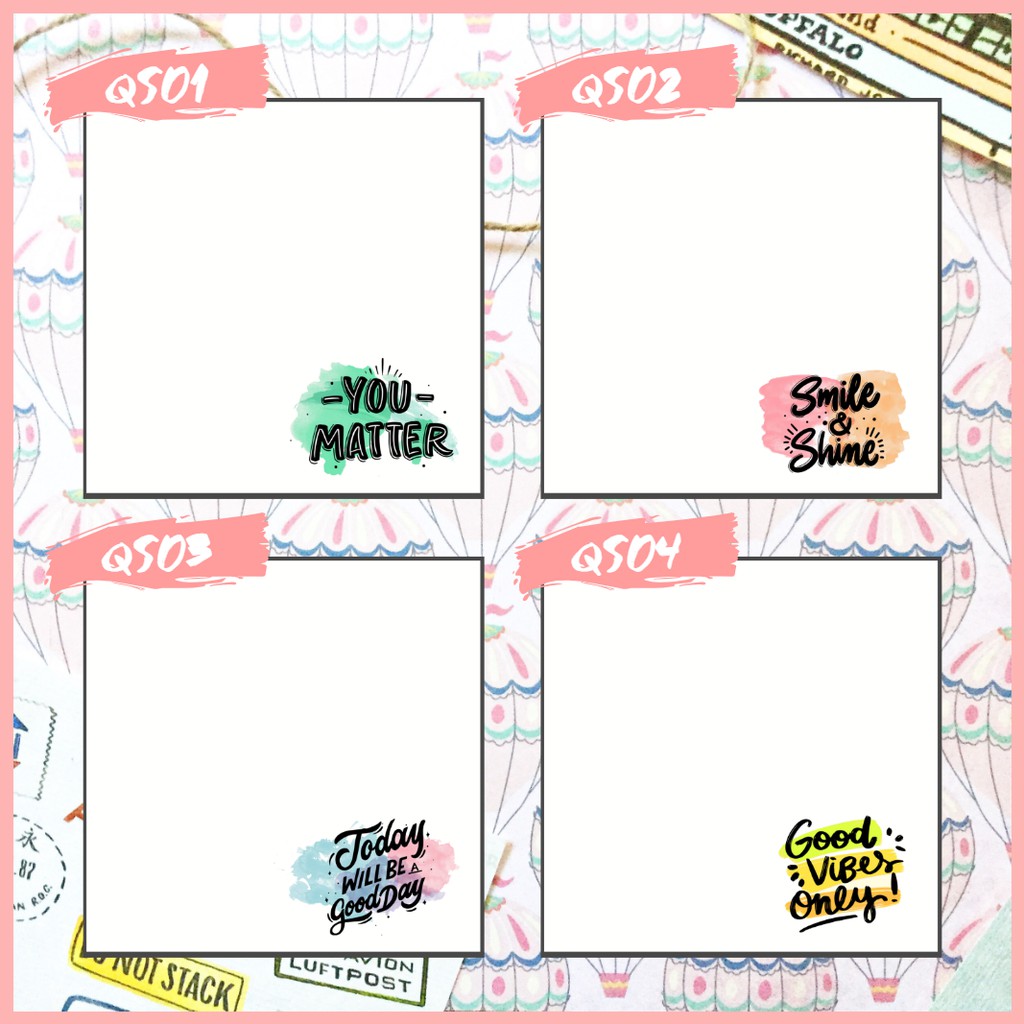 QUOTE SERIES : CUSTOMIZED / PERSONALIZED NOTE PAD NOTEPAD MOTIVATION ...