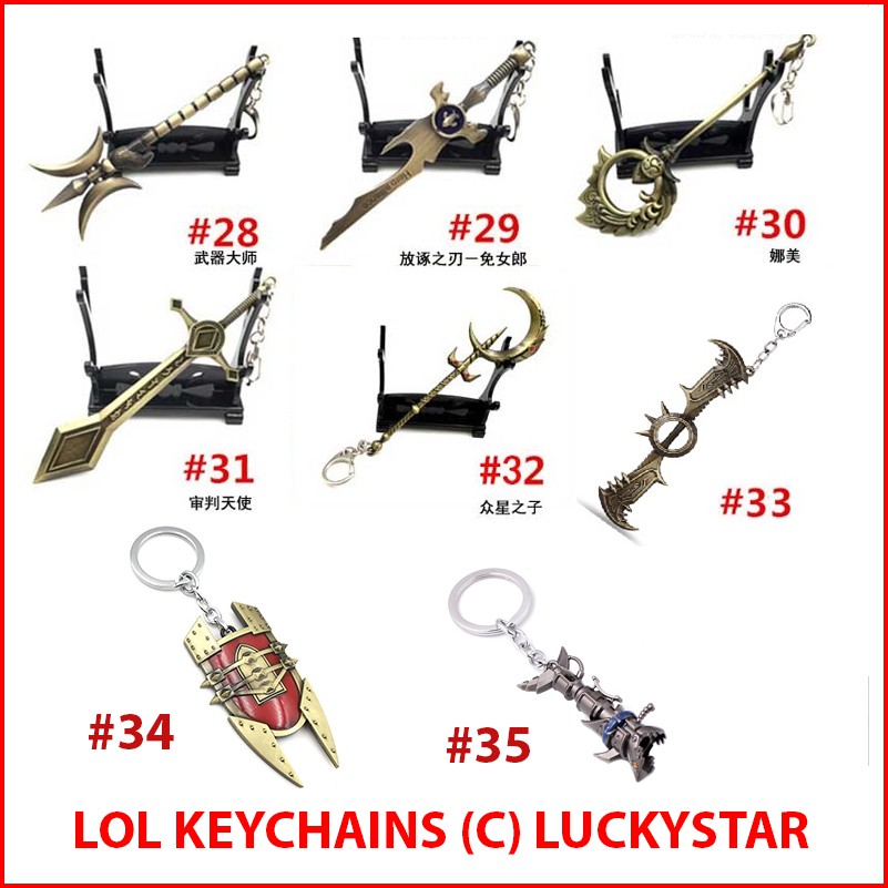 04 League Of Legends Legend Lol Keychain