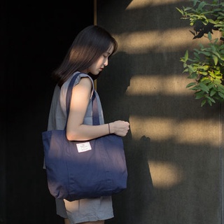Meaning coffee solid color small fresh ins simple literature retro Mori women's shoulder canvas bag 