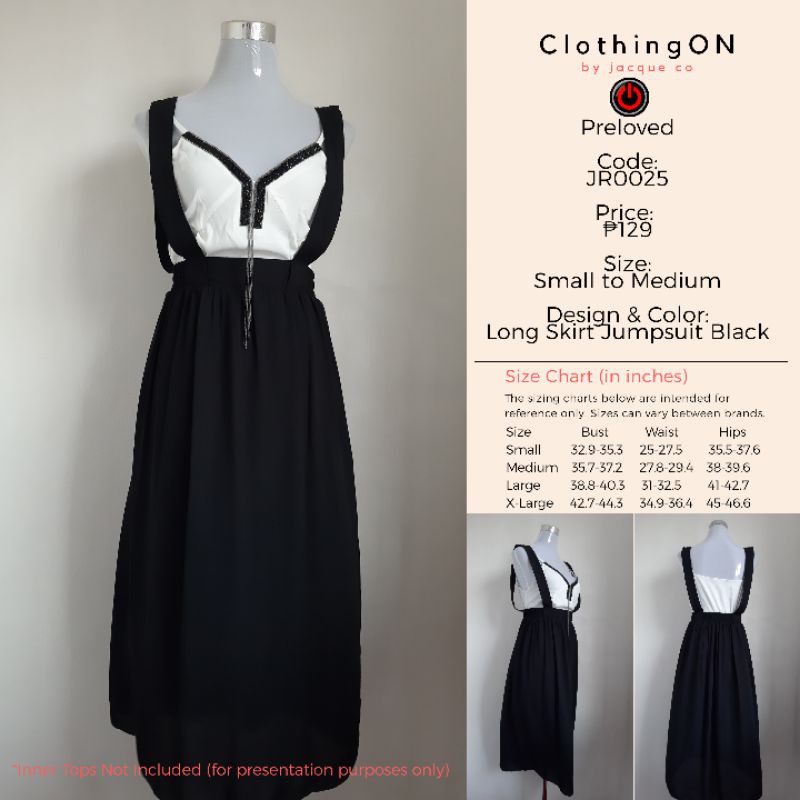 skirt jumpsuit black