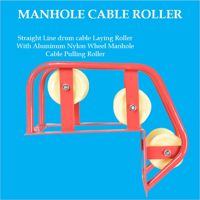 Straight Line drum cable Laying Roller With Aluminum Nylon Wheel ...