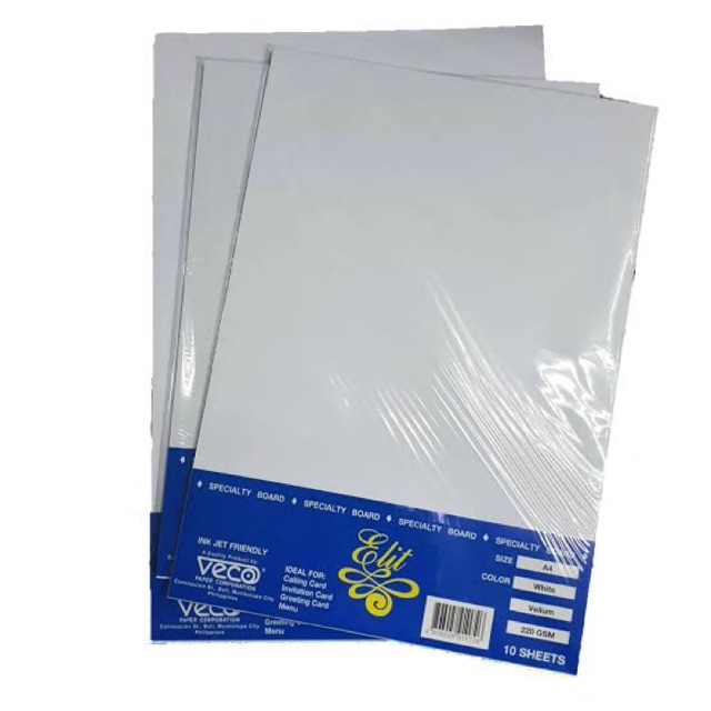 Veco Vellum Board A4 Shopee Philippines