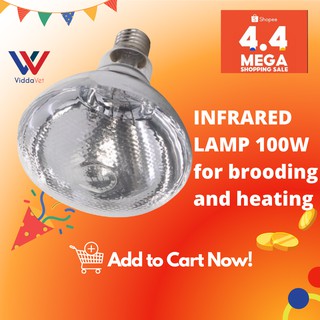 Viddavet-BROODER Heat LAMP Bulb 100 watts for animals