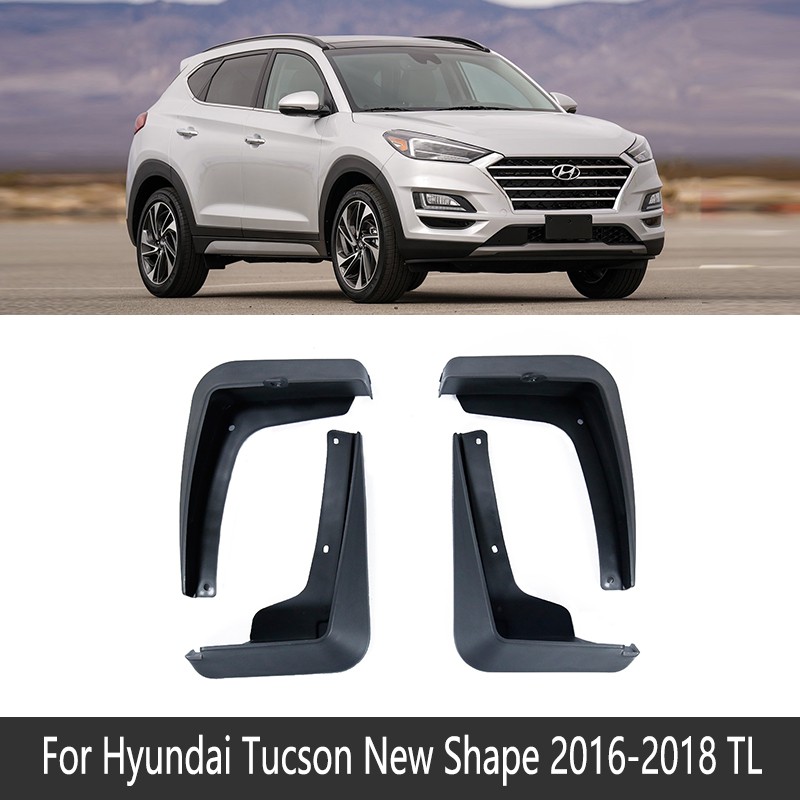 For Hyundai Tucson 2016-2018 4PCS Car Mud Flap Flaps Splash Guard Mudguards