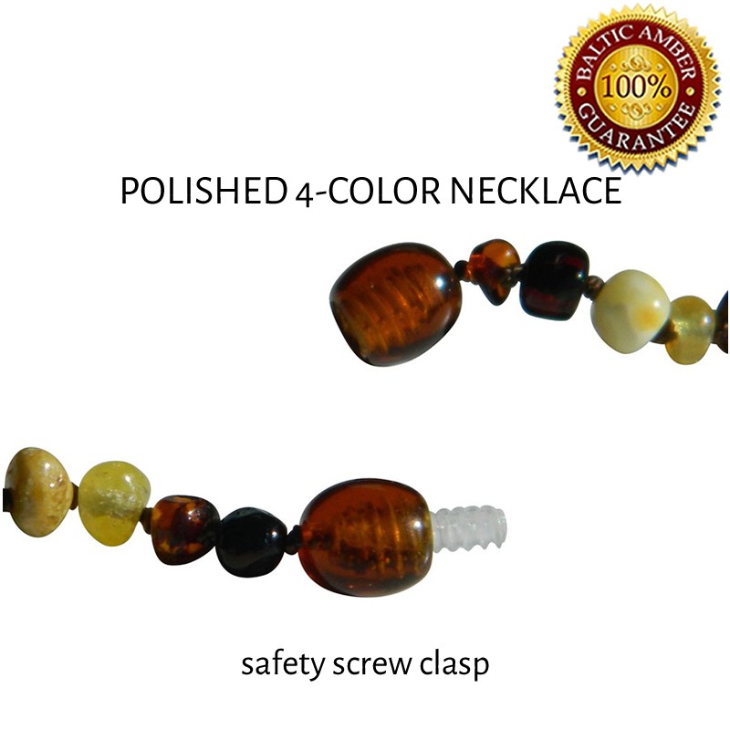 certified amber teething necklace