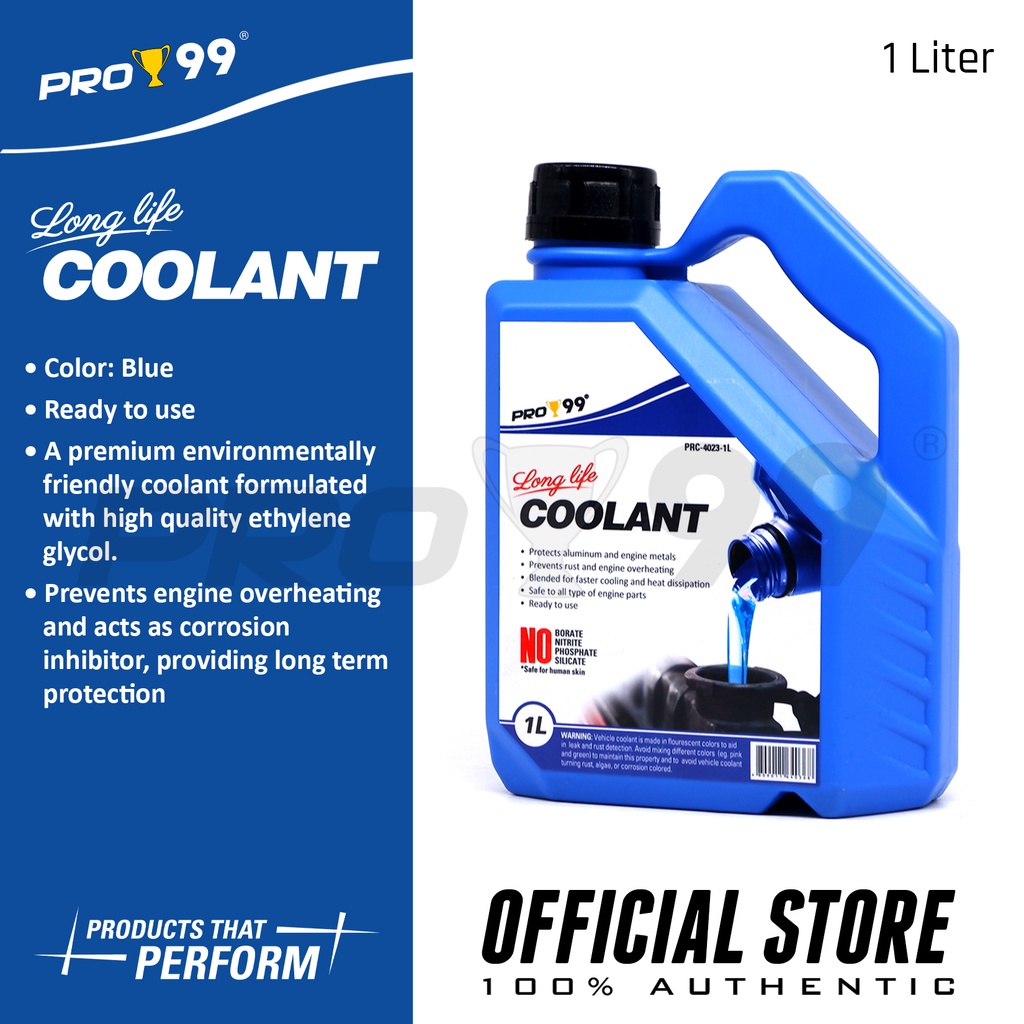 PRO-99 Long Life Car Radiator Coolant Blue 1L Pro99 PN#PRC-4023-1L ...