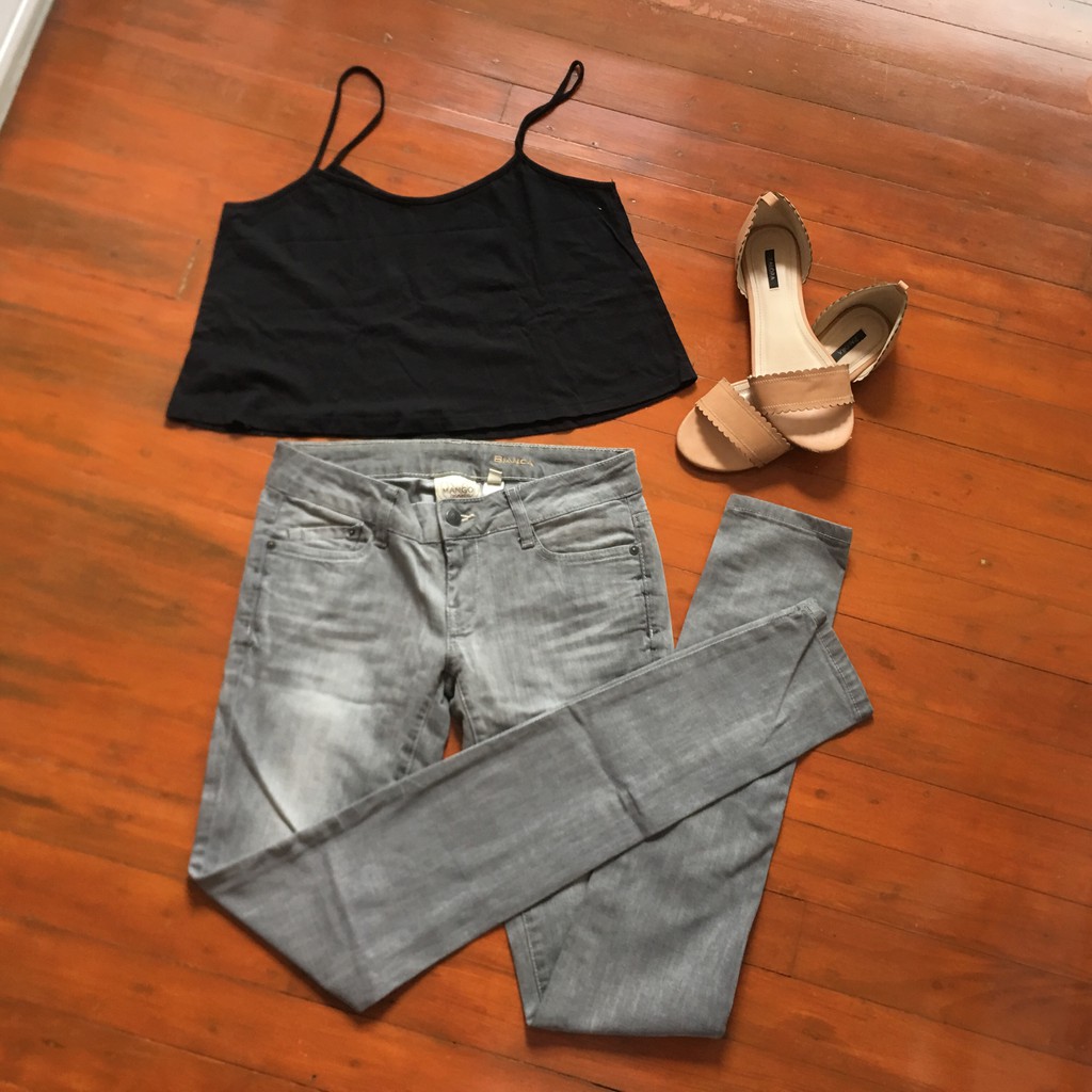 mango bianca jeans