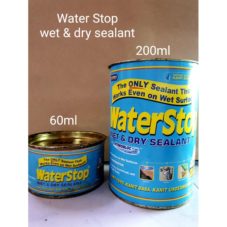 WaterStop dry & wet sealant 60ml/200ml Shopee Philippines