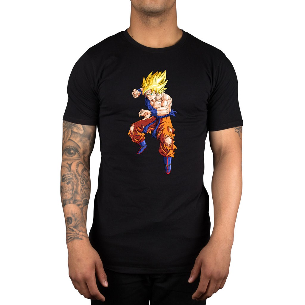 Men S Clothing Inspired Design T Shirt Dragon Ball Z T Shirt Goku Saiyan Warrior Clothes Shoes Accessories Pentadott Ng