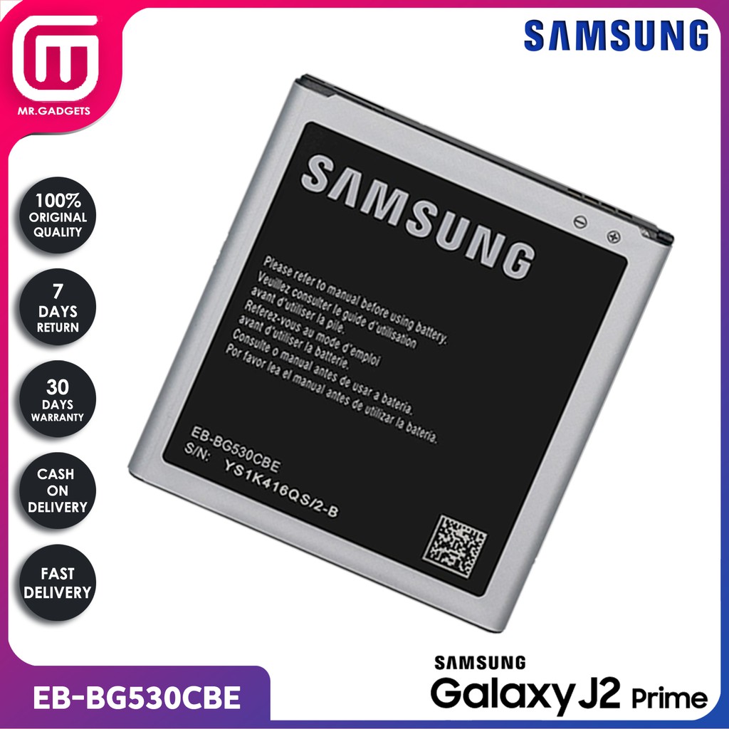 Samsung Galaxy J2 Prime Battery G532f G532g G532m G532mt Eb Bg530bbc Shopee Philippines