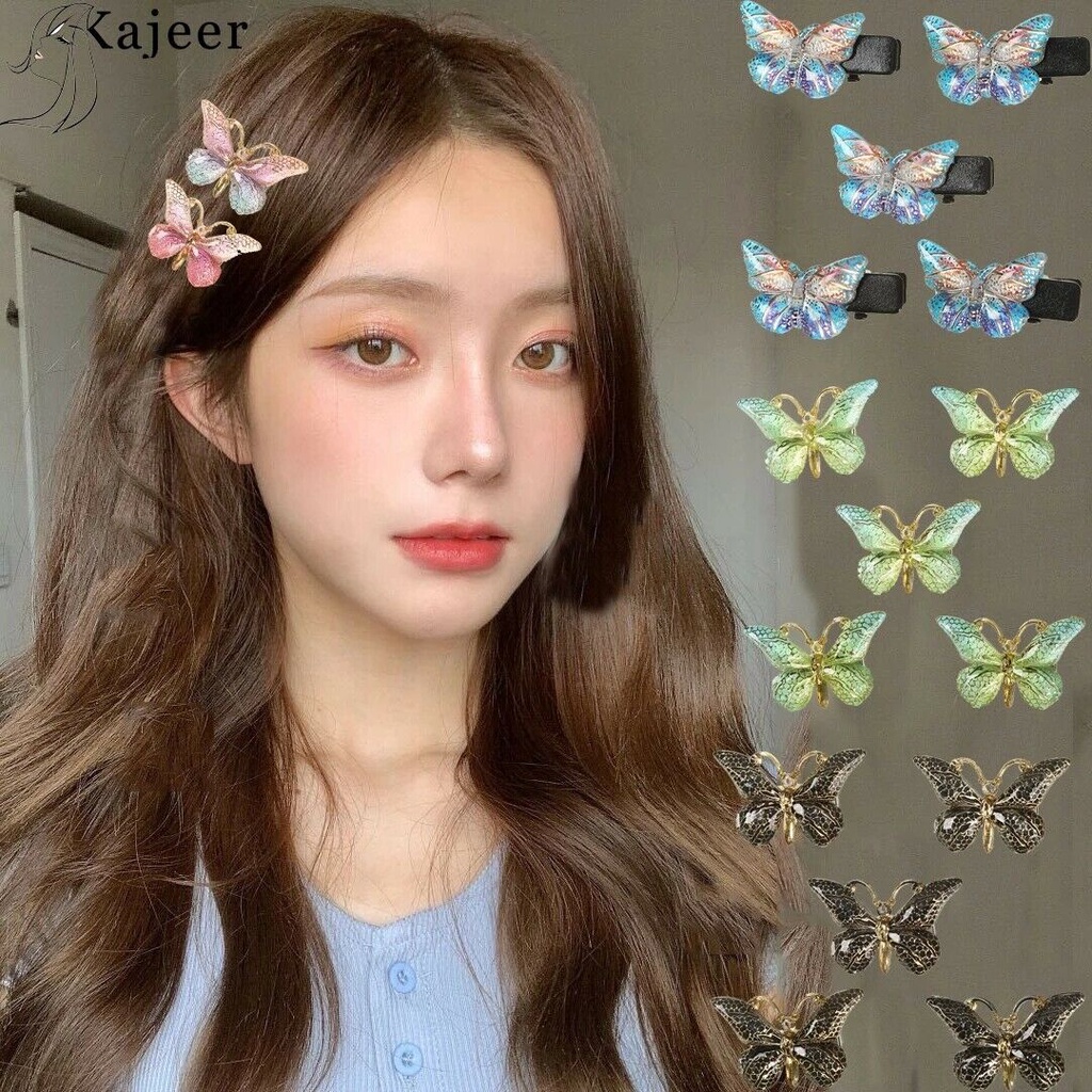 5 PCS Colorful Butterfly Hair Clip for Women Mini Hairpin Hair Accessories  | Shopee Philippines