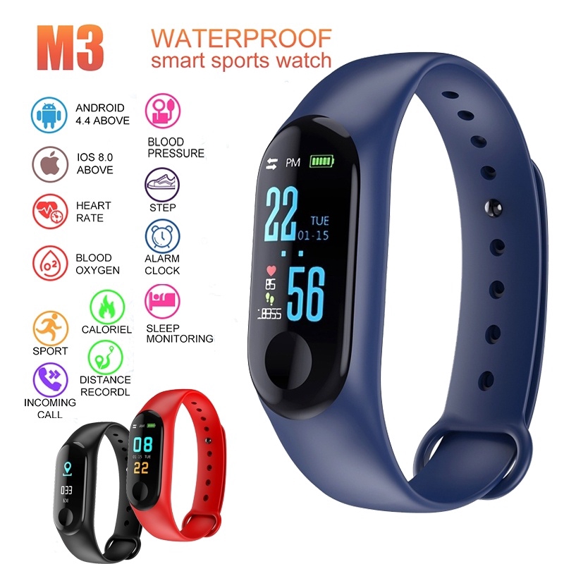 bluetooth smart watch fitness tracker