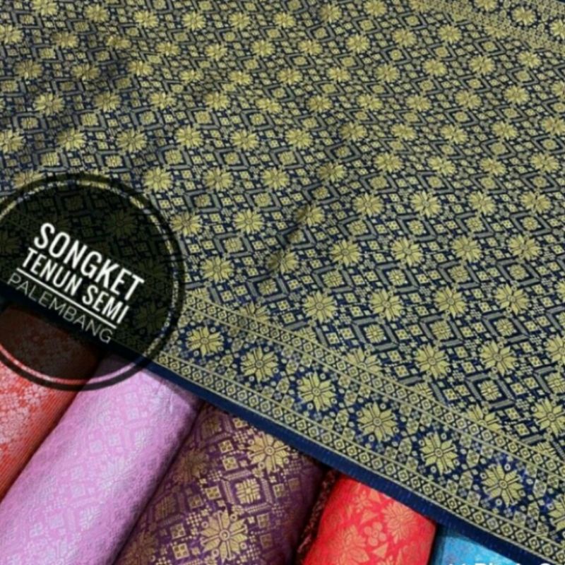 Semi Palembang Songket Fabric Woven Songket Fabric Shopee Philippines