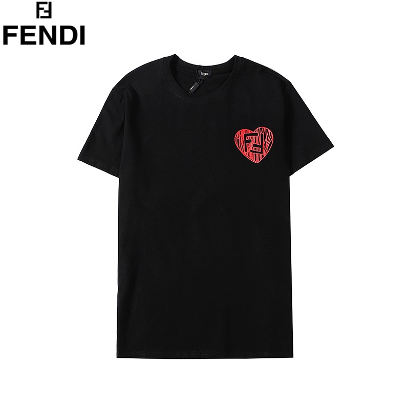 fendi heart t shirt