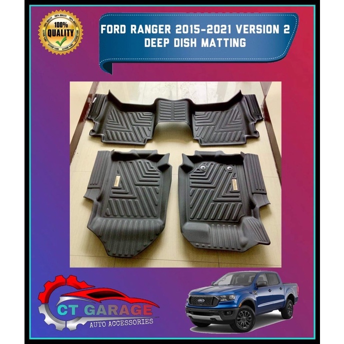 FORD RANGER 20152021 VERSION 2 DEEP DISH MATTING Shopee Philippines