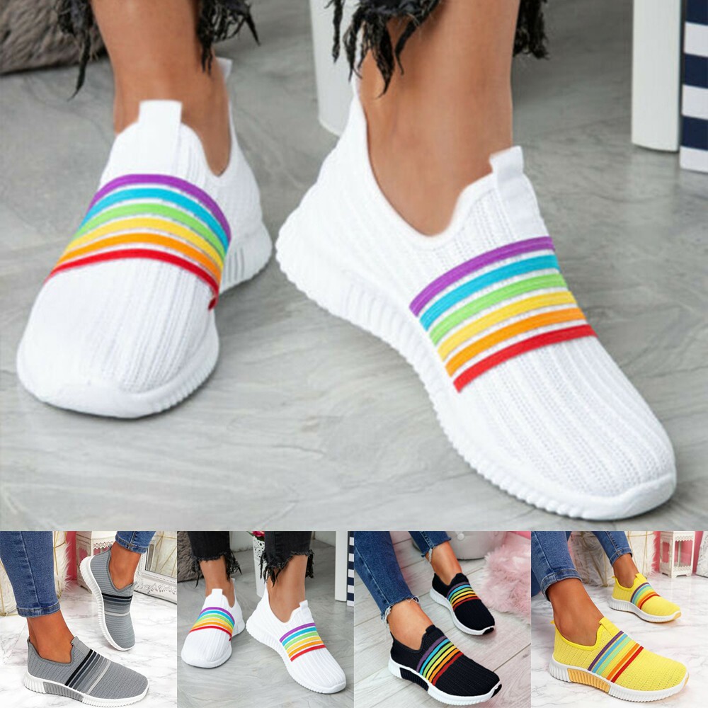 ladies flat walking shoes