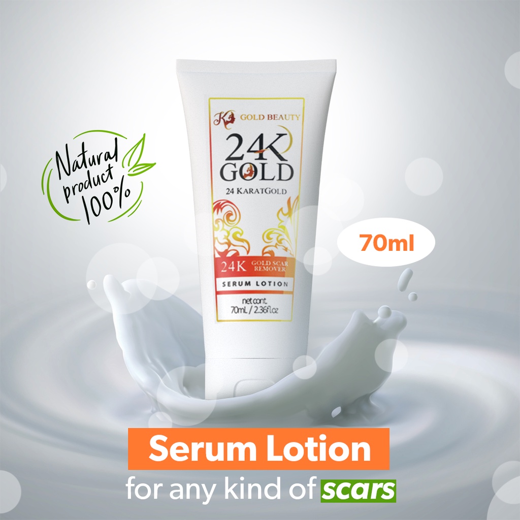 24K Gold Scar Remover SerumLotion (Buy 1 Take 1) Scar and Keloid