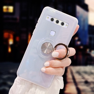 TCL Plex T780H 6.53”/ TCL 10L / TCL 10 SE / TCL 10 Pro / TCL 10 Plus Phone Cover Magnetic Car Finger Ring Holder Soft TPU Back Case
