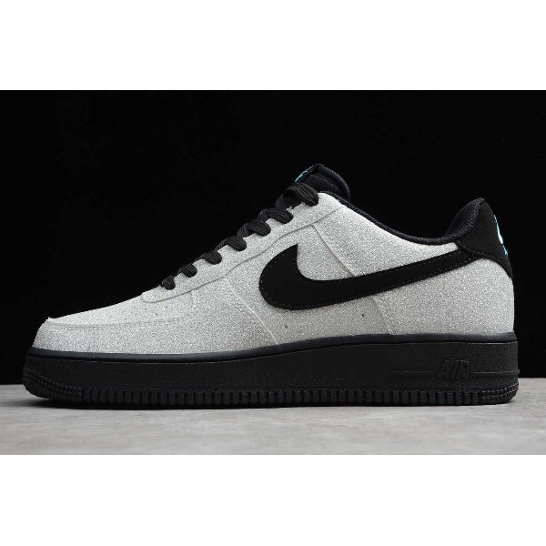 nike air force black and silver