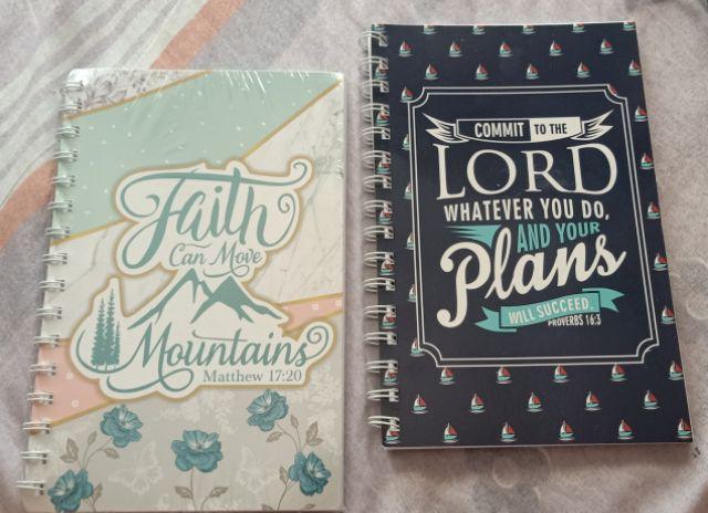 Spiral Notebook Inspirational Bible Verse Scripture Shopee