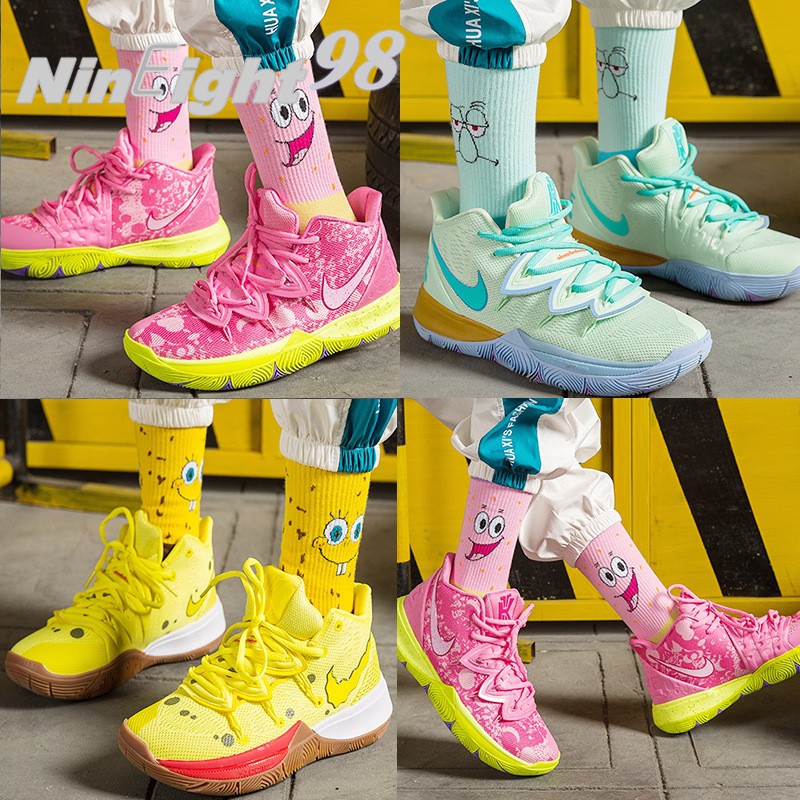 spongebob and patrick elite socks