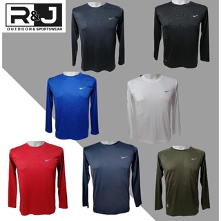 NIKE dri fit running shirts long sleeve for unisex authentic quality high quality 5015 #6