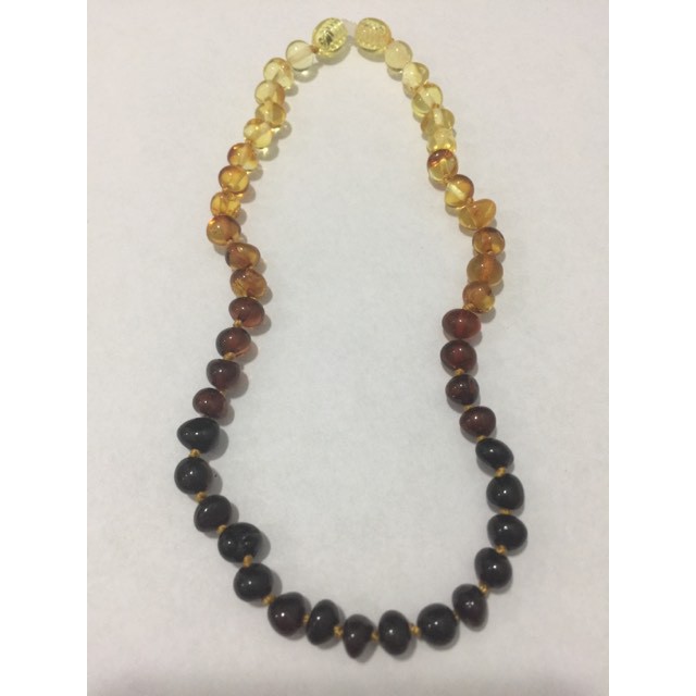 real baltic amber teething necklace