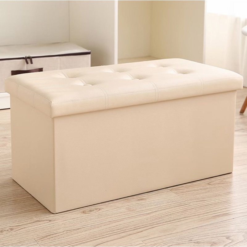 Movall Rectangular Storage Stool Sit Sofa Folding Box Chair Shopee