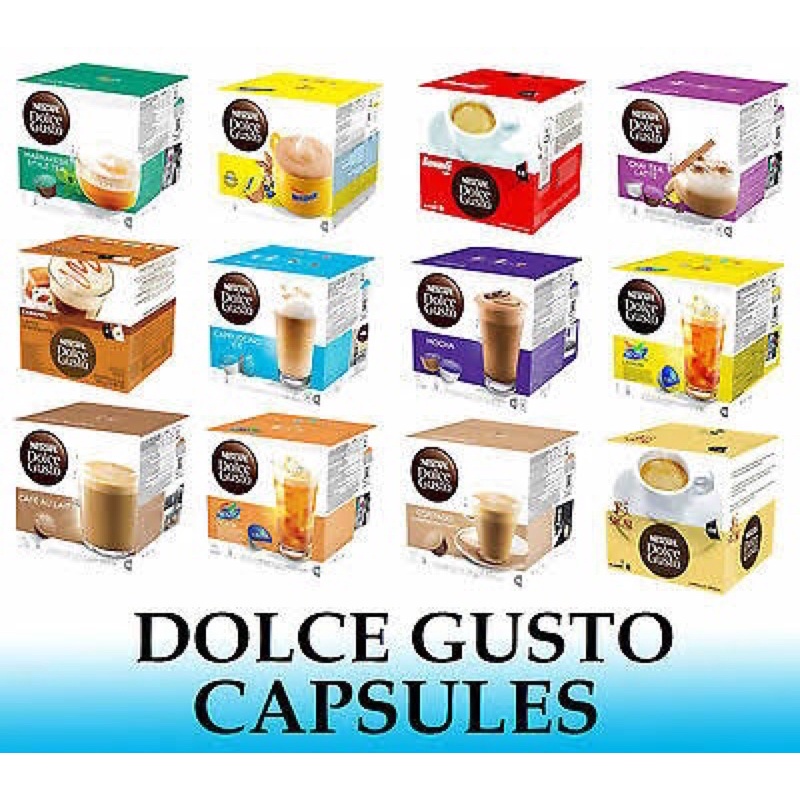 Nescafe Dolce Gusto Capsules, Coffee Flavors | Shopee Philippines