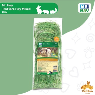 Mr. Hay TruFibre Hay Mixed Timothy Hay Oat Hay, Orchard Grass 250g for Rabbit, Guinea Pig, Small Pet