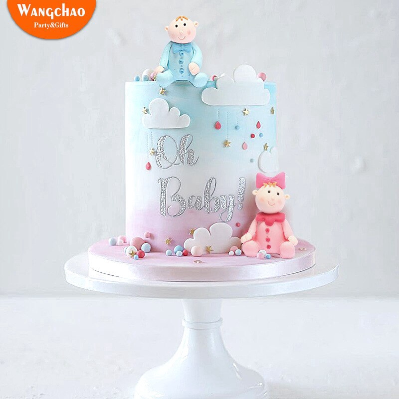 boy girl cake topper