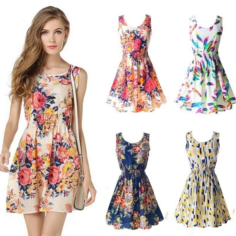 shopee floral dress