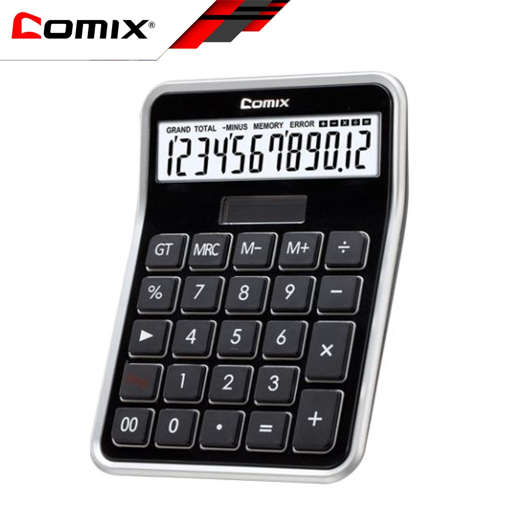 Comix 12Digit Calculator With Antistatic Design | Shopee Philippines