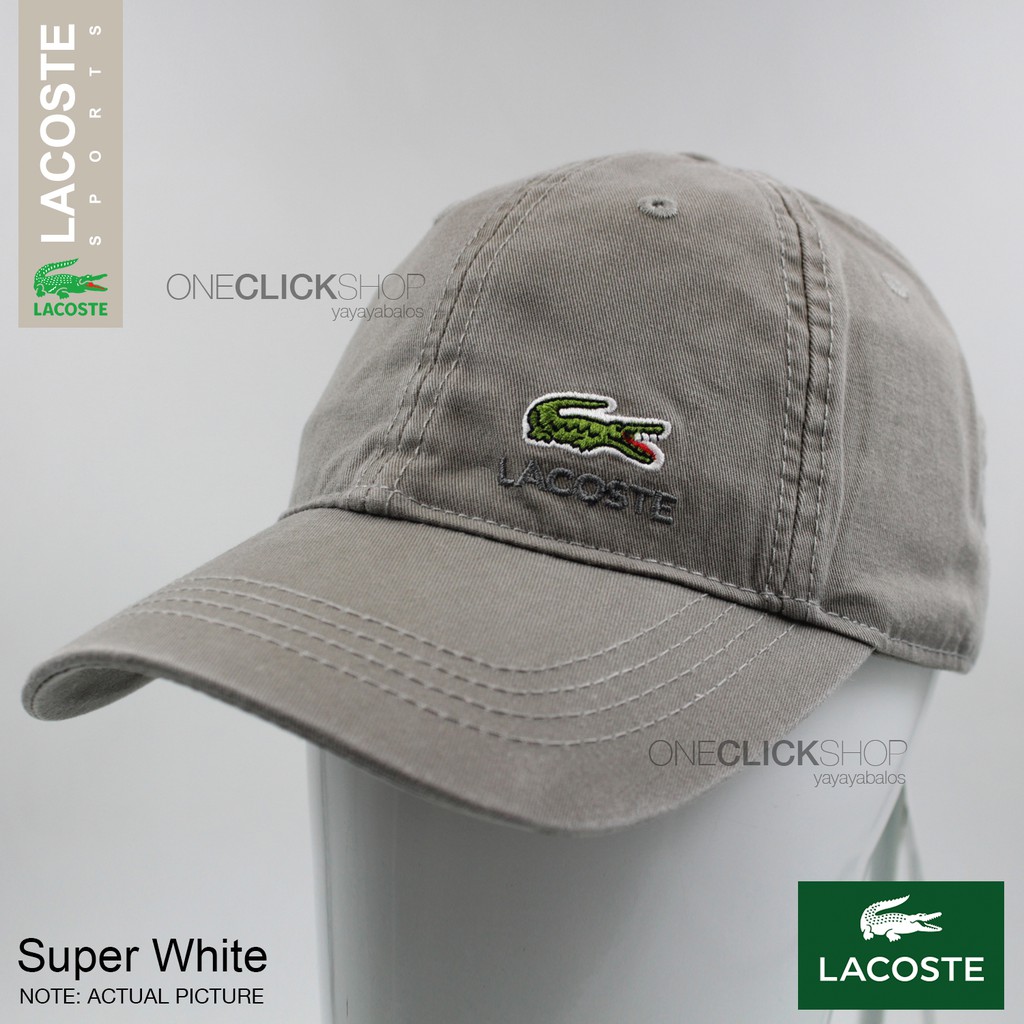 lacoste dri fit cap