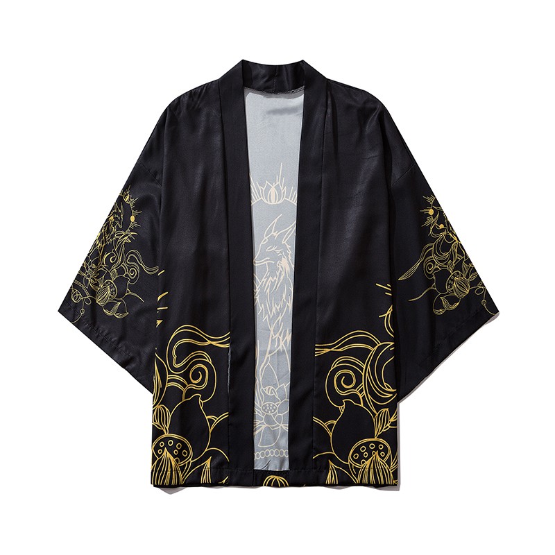 Sleeve Shirt Japanese Robe Kimono Men Harajuku Wind Ins Coat Sleeve Shirt Japanese Robe Kimono Men Harajuku Wind Ins Coat