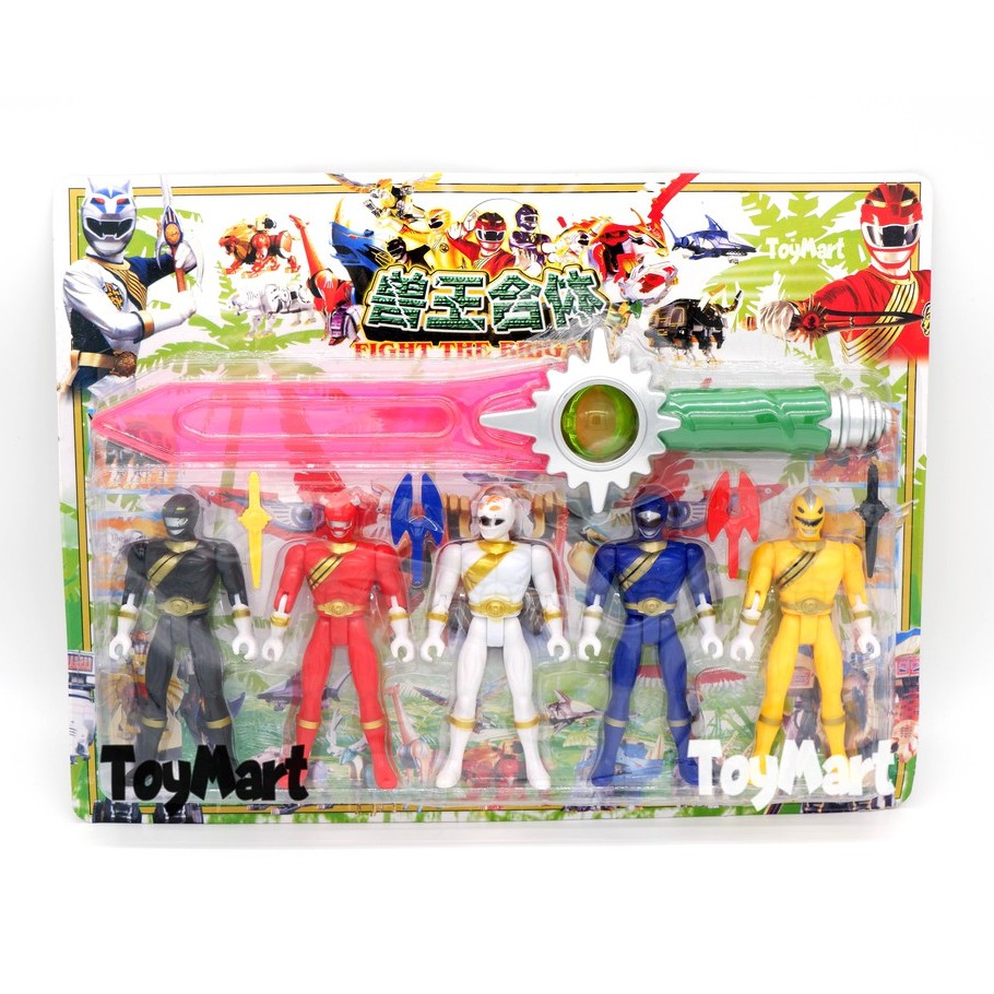 mini power ranger figures