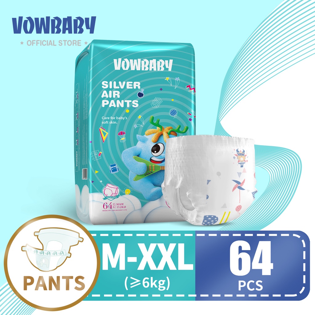 rascal and friends diaper Chiaus diaper pants Vowbaby Silver Air Disposable diaper baby diaper