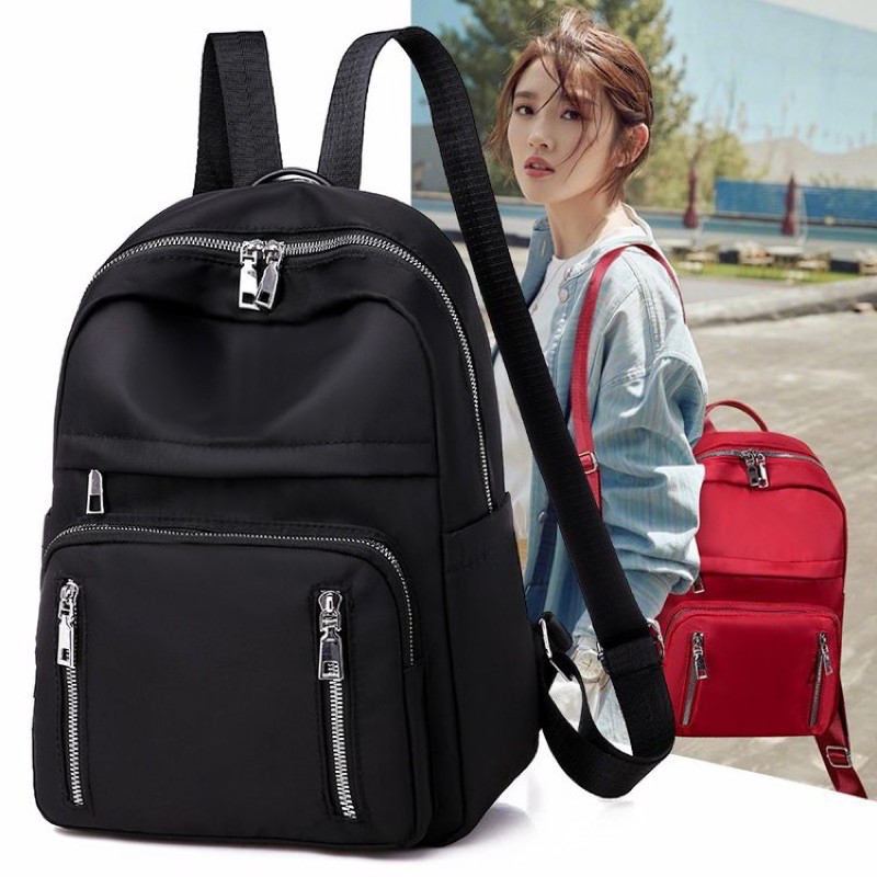 AL 2031 Oxford Nylon Korean waterproof Backpack School Bag Shopee