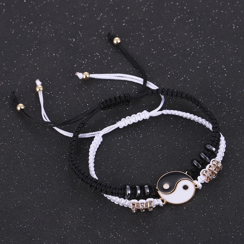 2pcs Taiji Couple Bracelet Friendship Best Friend BFF Forever Love ...