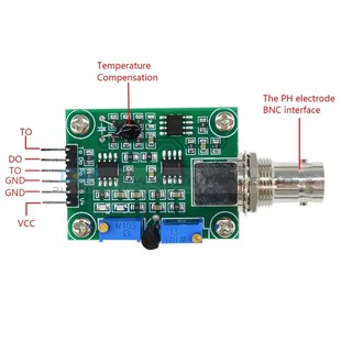 pH sensor PH-4502C kit for Arduino Analog Output E201 BNC probe ...
