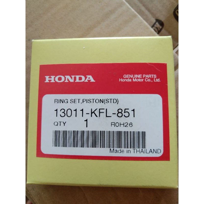 Piston Ring XRM 125/WAVE/125 Standard/GENUINE/Honda brand Shopee
