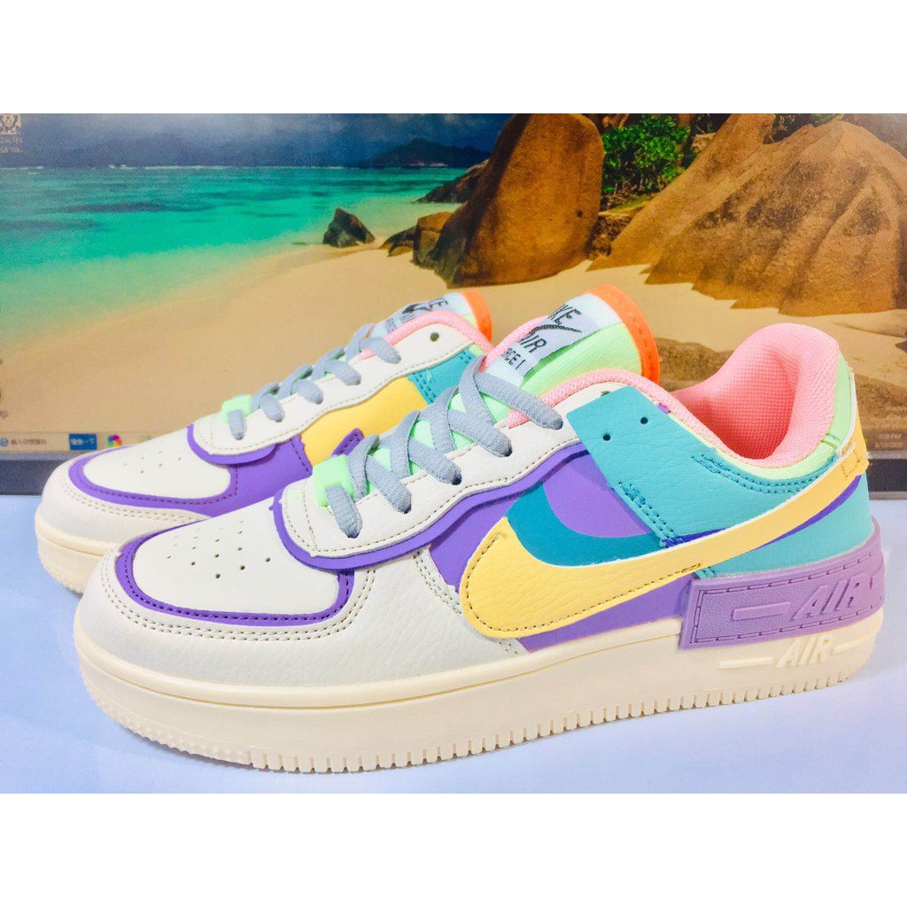 nike air force 1 colorful womens